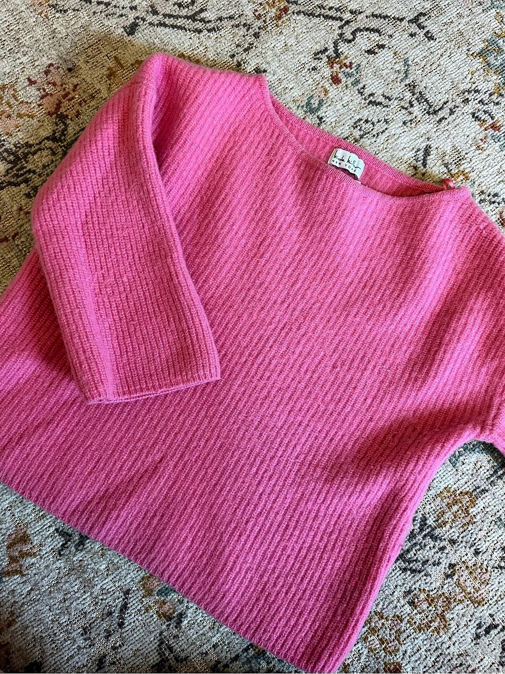 nicole miller cashmere & merino wool blend sweater